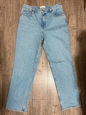 Abercrombie & Fitch Light Blue Women's Straight Leg Jeans